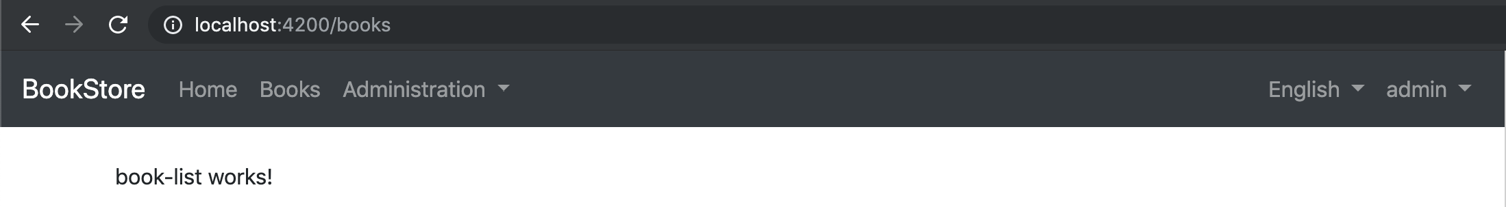 página inicial da lista de livros