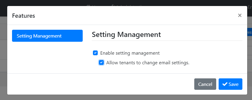 enable-email-tenant