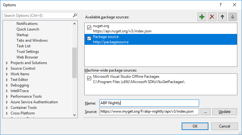 night-build-add-nuget-source