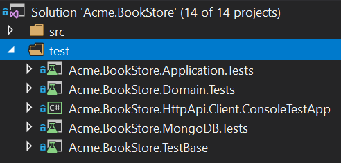 bookstore-test-projects