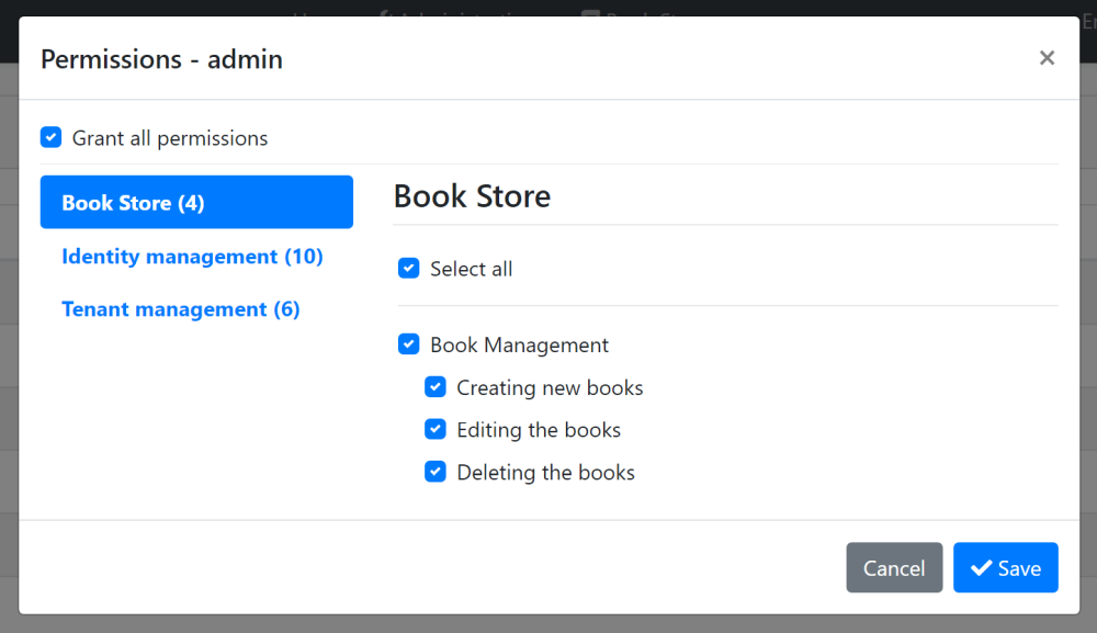 bookstore-permissions-ui